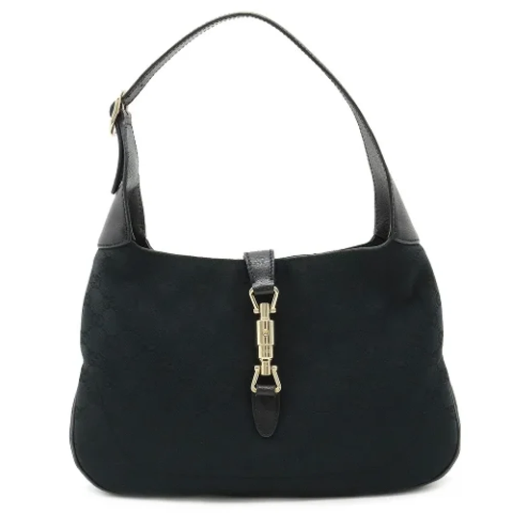 Gucci Vintage Pre-owned Canvas gucci-bags Black Dames