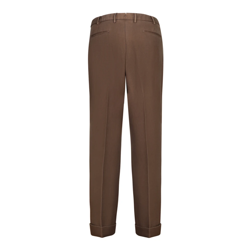 Dell'oglio Bruine broek voor mannen Aw24 Brown Heren