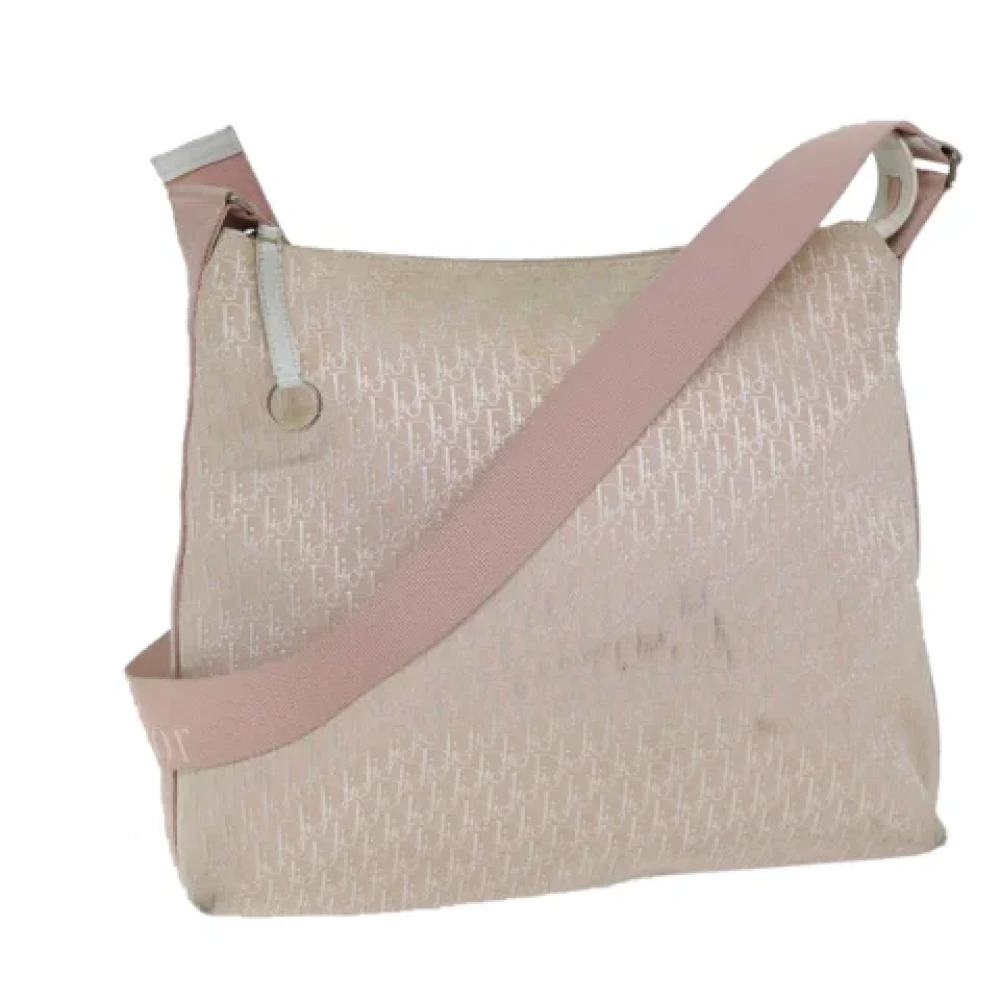 Dior Vintage Pre-owned Canvas dior-bags Pink Dames