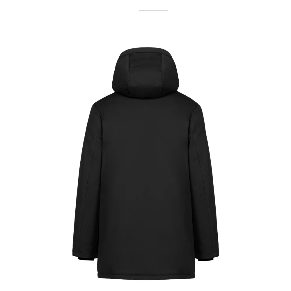 People of Shibuya Tech Hooded Jacket met Primaloft-isolatie Black Heren