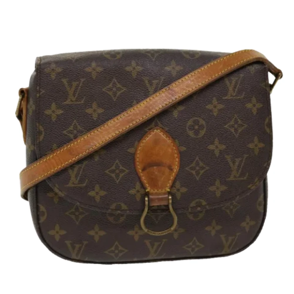 Louis Vuitton Vintage Tweedehands Bruin Canvas Louis Vuitton