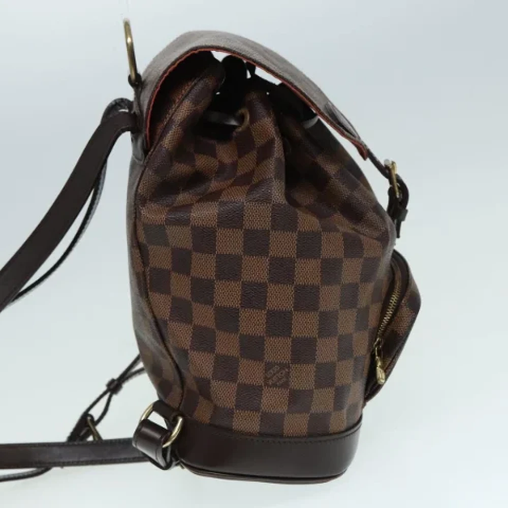 Louis Vuitton Vintage Pre-owned Canvas backpacks Brown Dames