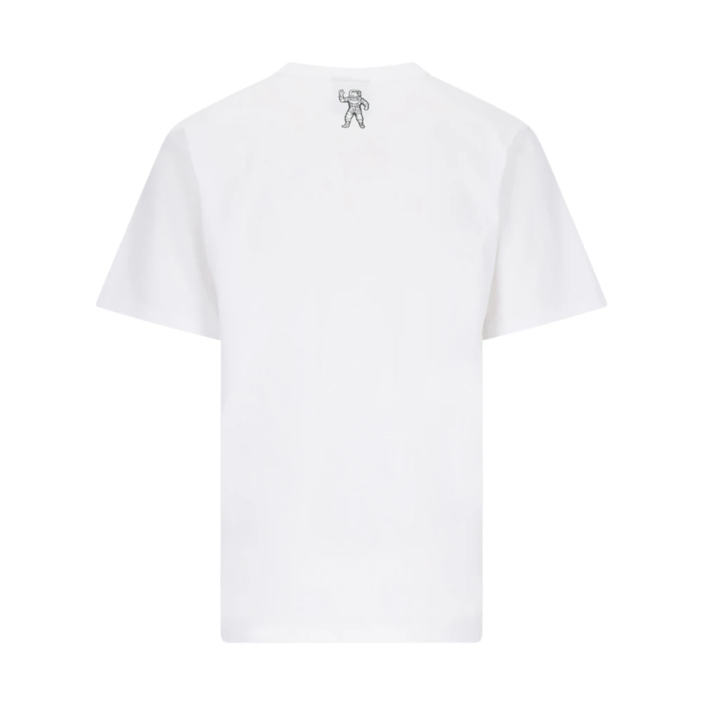 Billionaire Witte T-shirts en Polos met Multicolor Logo White Heren