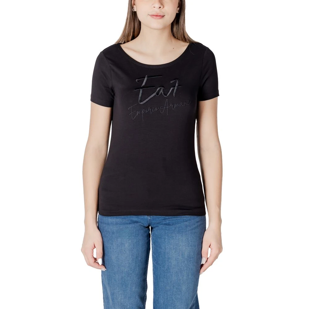 Emporio Armani Ea7 Women's Black Short-Sleeve T-Shirt