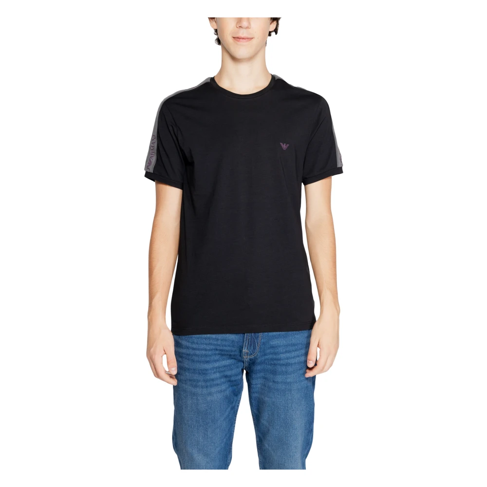 Emporio Armani Katoenen Crew Neck T-Shirt Black Heren