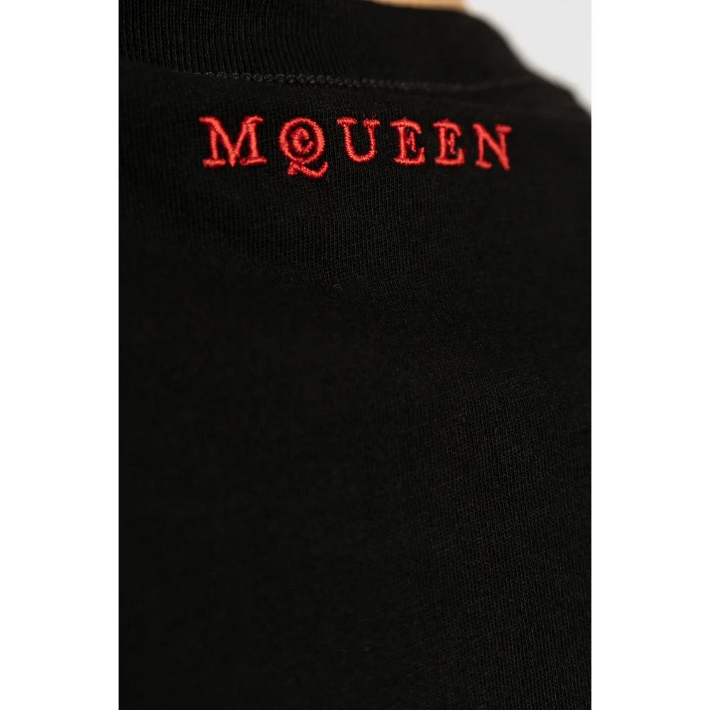 alexander mcqueen Bedrukt T-shirt Black Heren