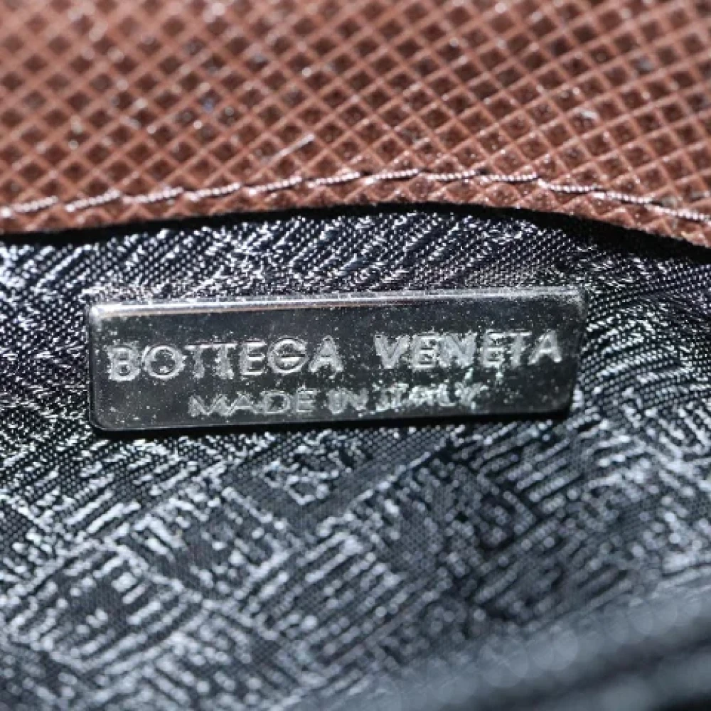 Bottega Veneta Vintage Pre-owned Fabric shoulder-bags Brown Dames