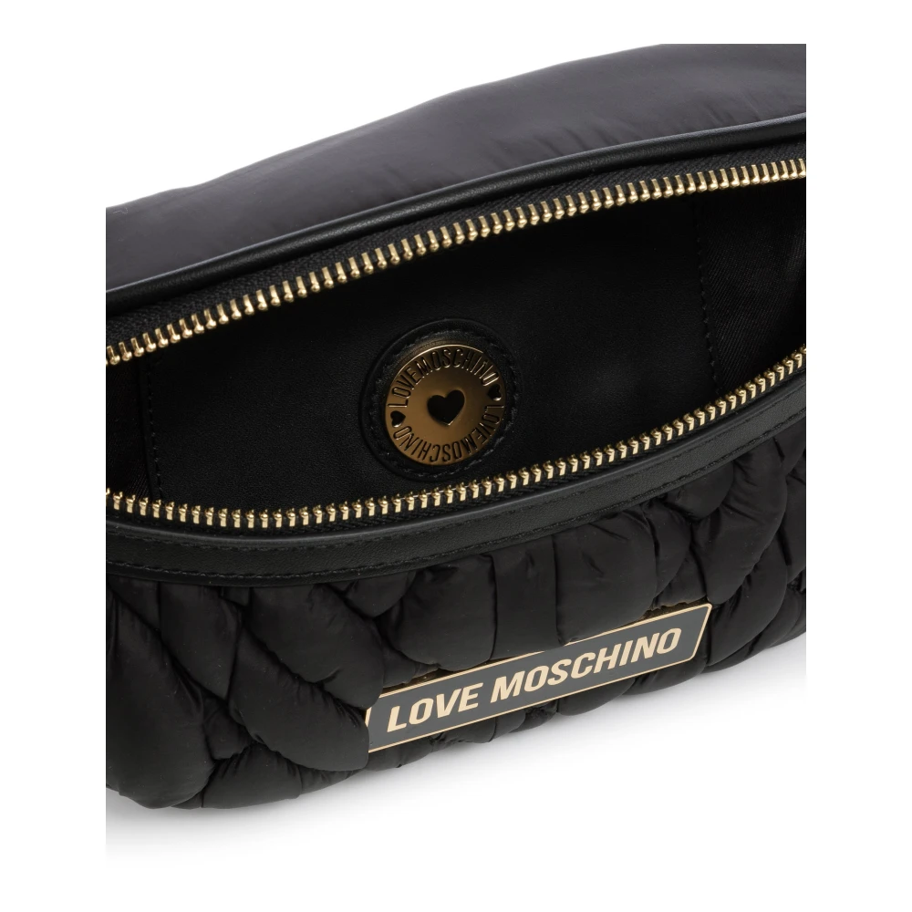 Love Moschino Stijlvolle Heuptas met Logodetail Black Dames