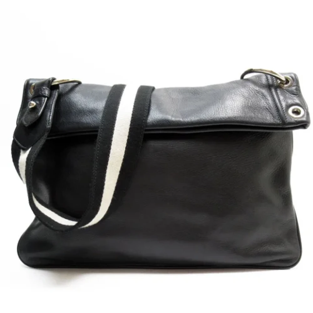 Bally Pre-owned Leather shoulder-bags Black Heren