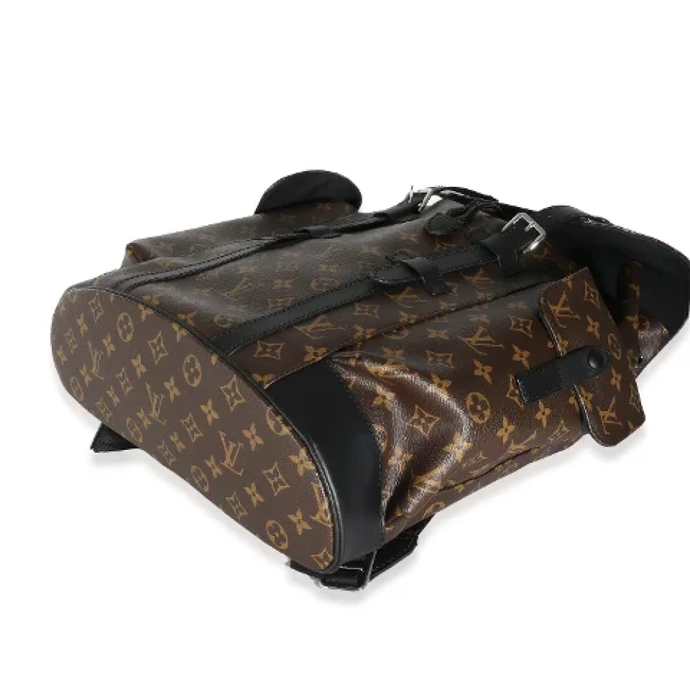 Louis Vuitton Vintage Pre-owned Canvas backpacks Brown Dames
