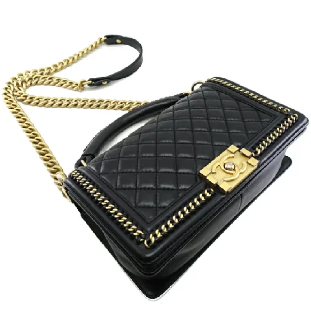 Chanel Vintage Pre-owned Fur chanel-bags Black Dames