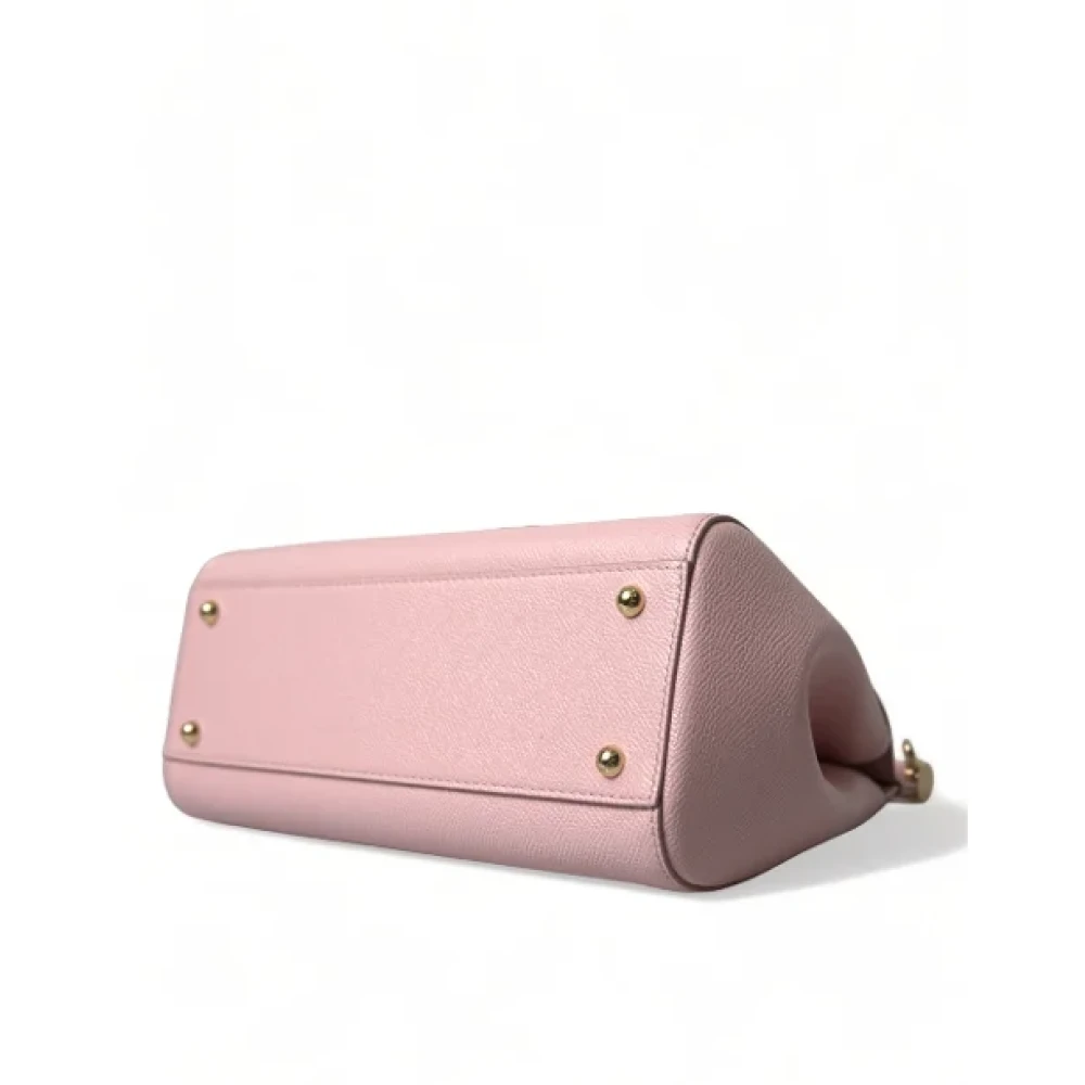 Dolce & Gabbana Pre-owned Leather handbags Pink Dames