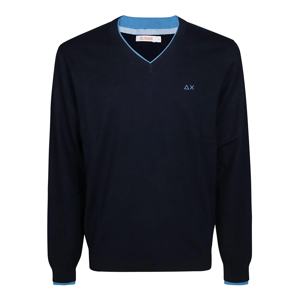 Knitwear > V-neck Knitwear - - Sun68 - Modalova