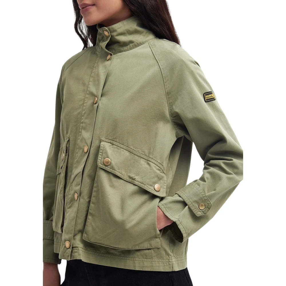 Barbour Groene Whitson Casual Jas Green Dames