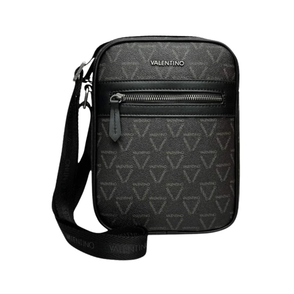 Valentino by Mario Valentino Delta Schoudertas Multicolor Polyester Black Heren