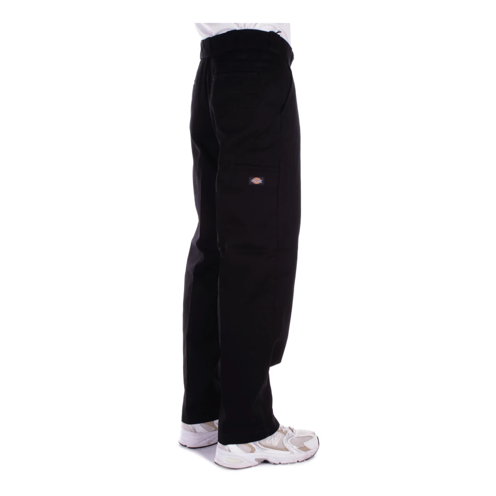 Dickies Zwarte Logo Broek Rits Zakken Black Heren