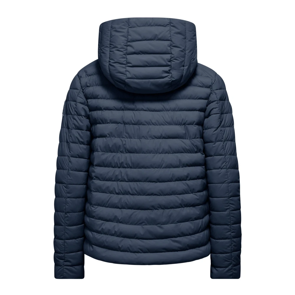 BomBoogie Stretch Nylon Donsjas met Knopen Beige Dames