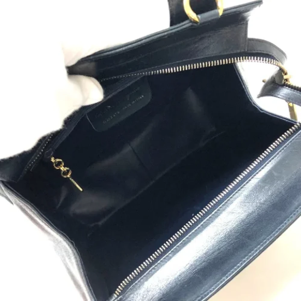 Salvatore Ferragamo Pre-owned Leather handbags Blue Dames
