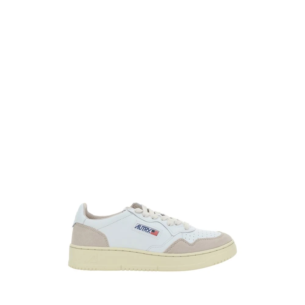 Autry Women's White Low Top Leather Sneakers
