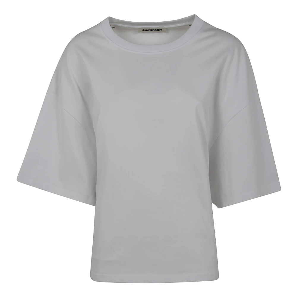 Darkpark Draped Short Sleeved Tee White Dames