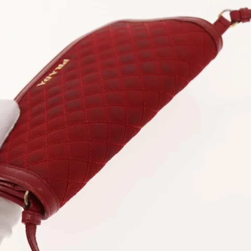 Prada Vintage Pre-owned Nylon prada-bags Red Dames