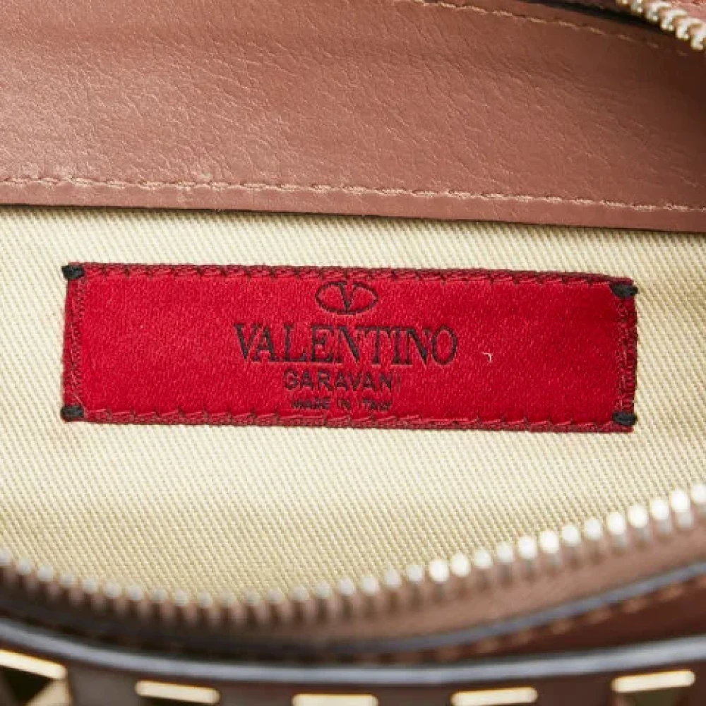 Valentino Vintage Pre-owned Leather shoulder-bags Pink Dames