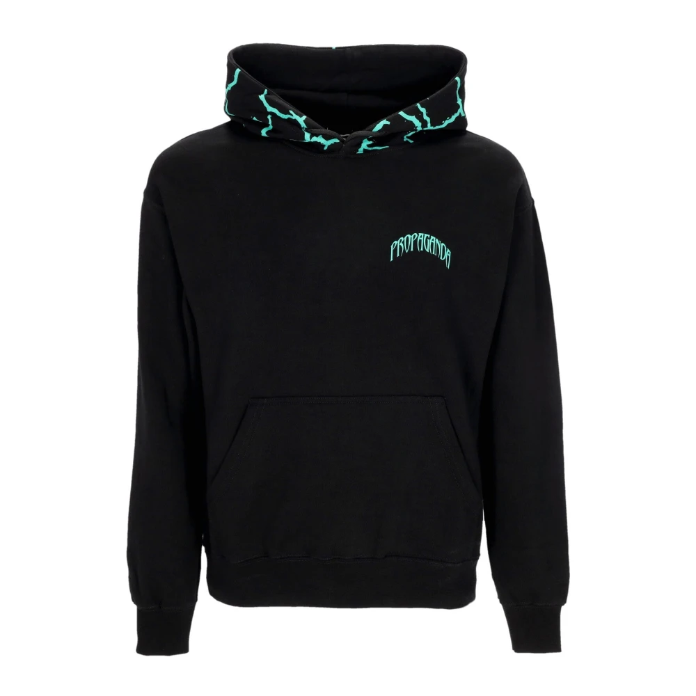 Propaganda Black Triangle Panther Hoodie Sweatshirt - Male - Hoodies - Xl - Sweatshirts & Hoodies