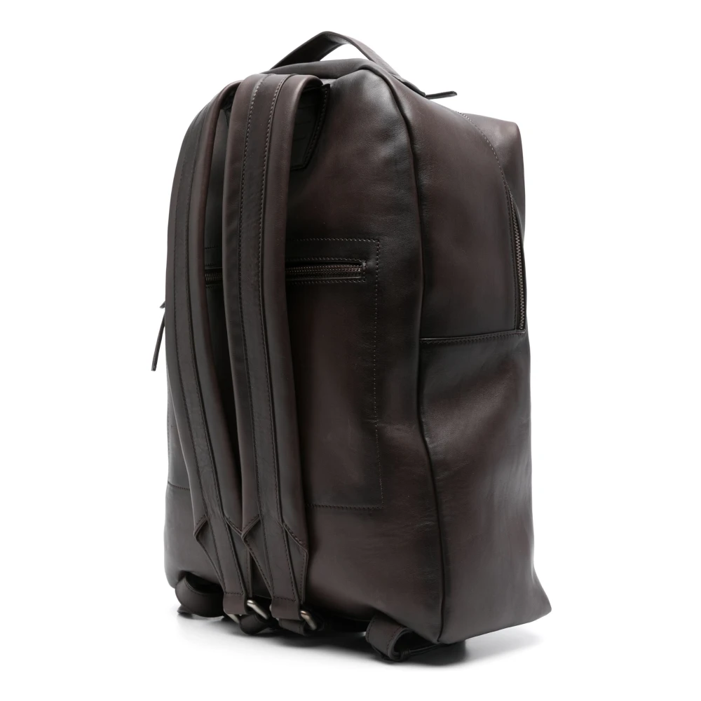 Officine Creative Stijlvolle leren tas gemaakt in Italië Brown Heren