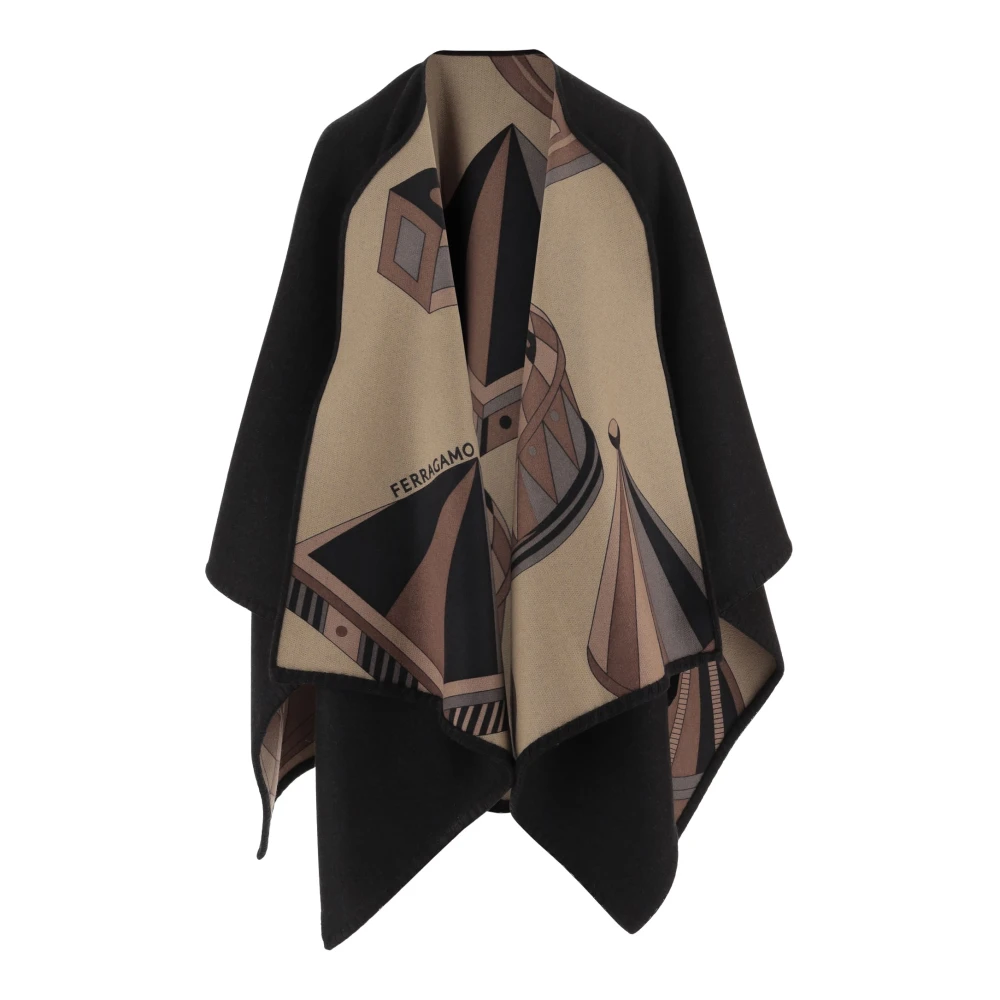 Ferragamo Damen Schwarz Jacken, K, One Sizegröße: