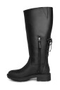 black-zip-up-leather-boots