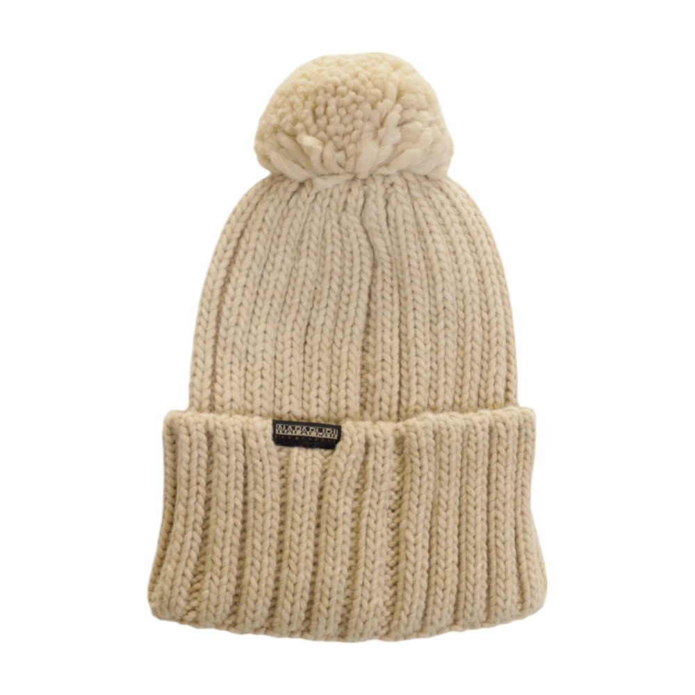 Napapijri Winter Hoeden Collectie: Acryl Wol Mix Beige Heren
