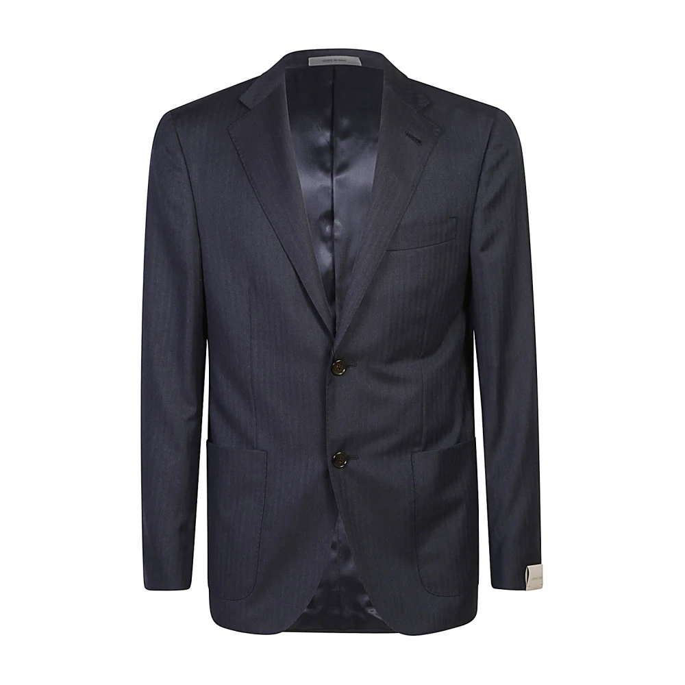 Corneliani Blauwe Herenjassen Blue Heren