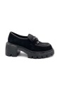 chaussures-en-daim-noir-et-poney