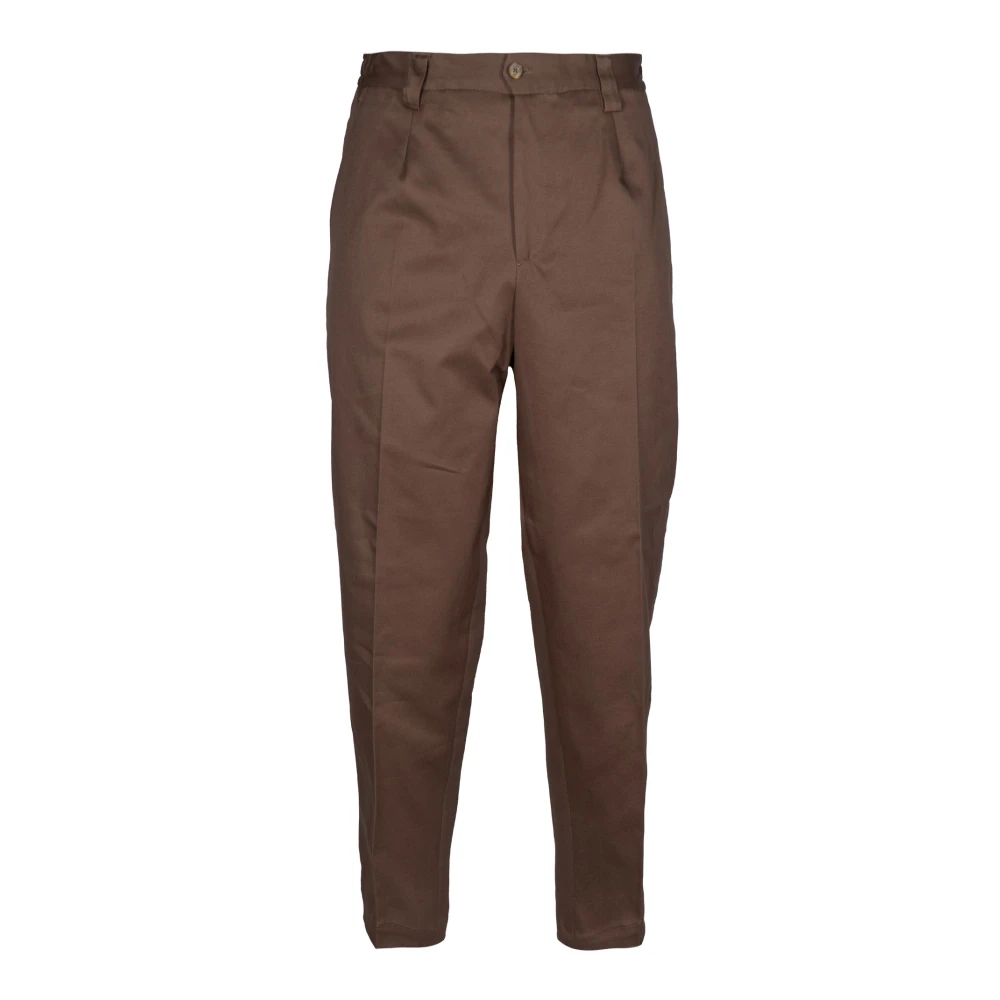 Briglia Brown Chinos, Male, L, Pleated Trousers