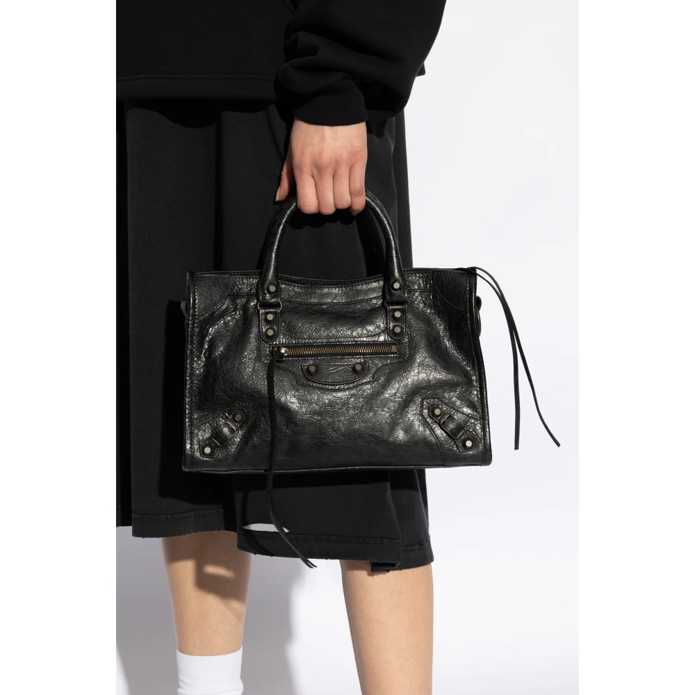 Balenciaga Handtas Le City Klein Black Dames