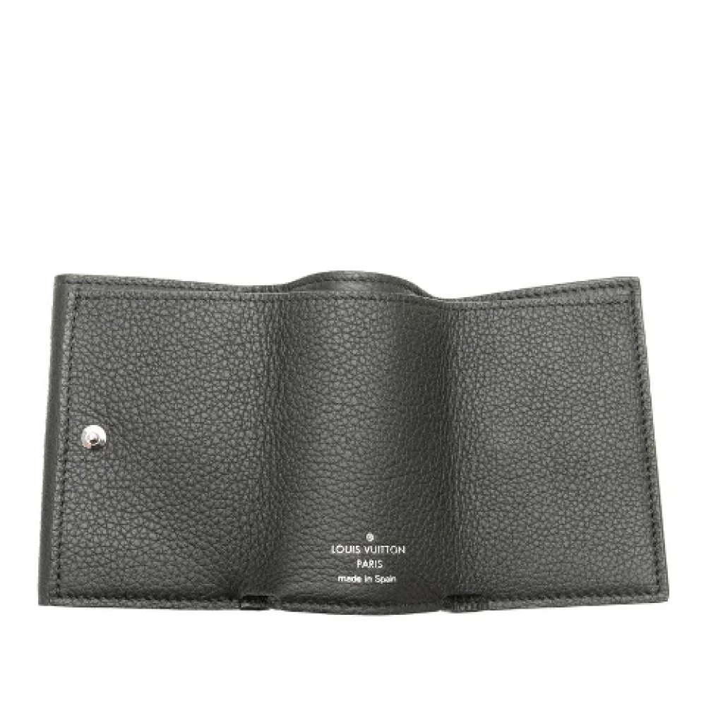 Louis Vuitton Vintage Pre-owned Leather wallets Black Heren