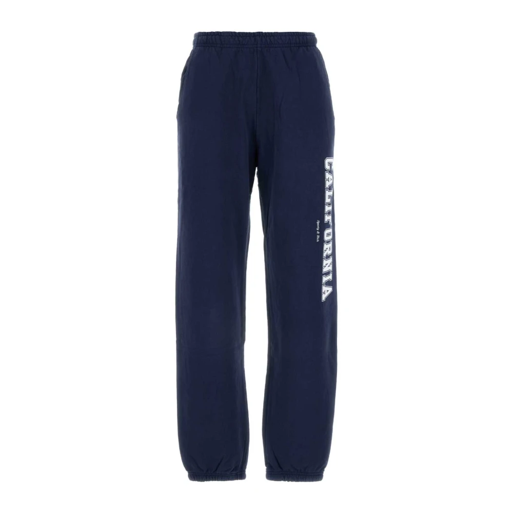 Sporty & Rich Sweatpants uit de Wall Street collectie Blue Dames