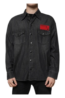 Knäppbar denimskjorta