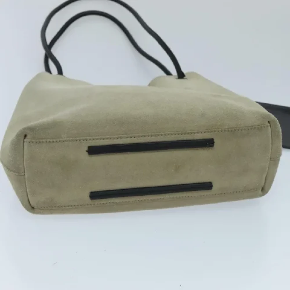 Gucci Vintage Pre-owned Suede gucci-bags Beige Dames