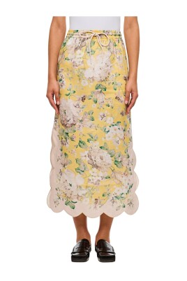 floral-linen-scallop-hem-midi-skirt