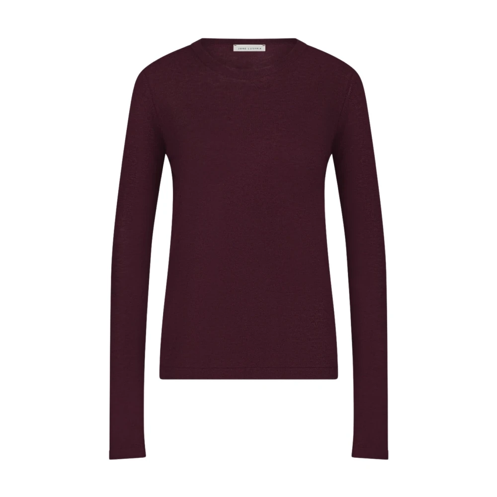 Jane Lushka Katherine Pu Pullover Red Dames