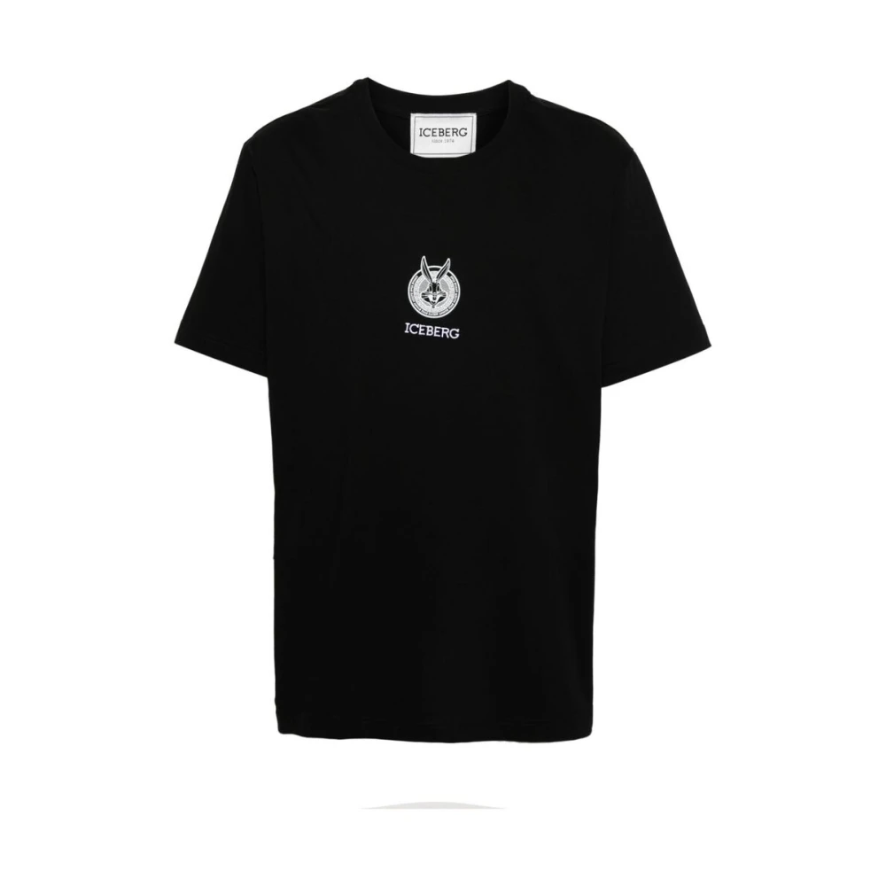 Iceberg Bugs Bunny Print T-shirt Black Heren