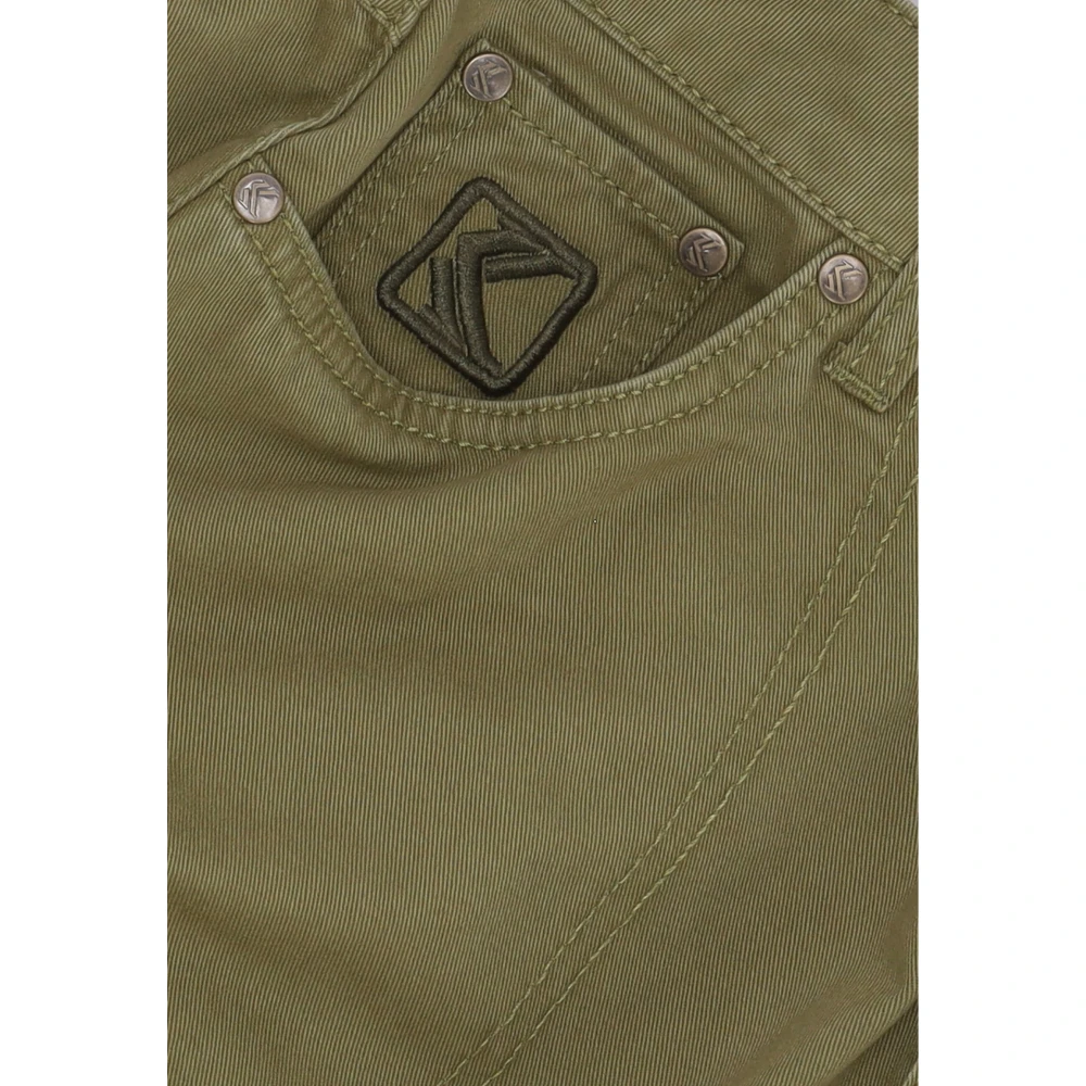 Karl Kani Cargo Broek met Handtekening Multipocket Ontwerp Green Dames
