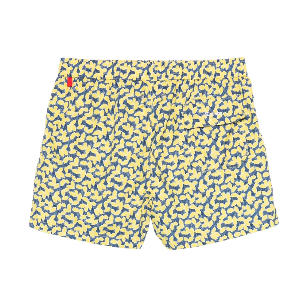 Kiton Geel Polyester Modieuze Stijlvolle Top Yellow Heren