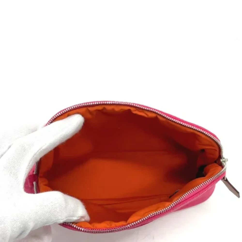 Hermès Vintage Pre-owned Fabric pouches Pink Dames