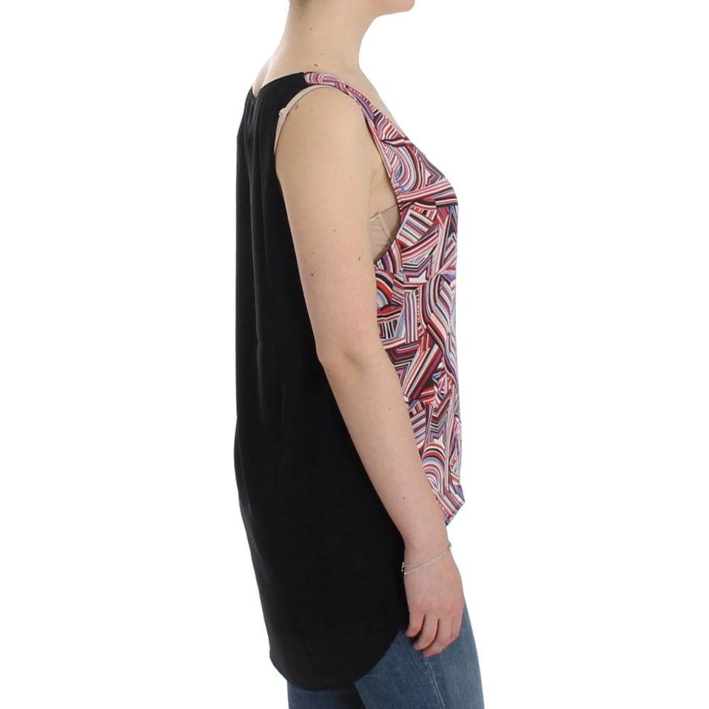 Costume National Mouwloze Multicolor Top Stijlvol Ontwerp Multicolor Dames