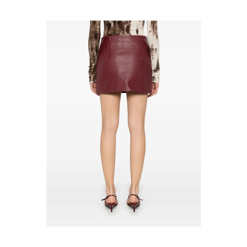 Remain Birger Christensen Bordeaux Rode Ritsrok Red Dames