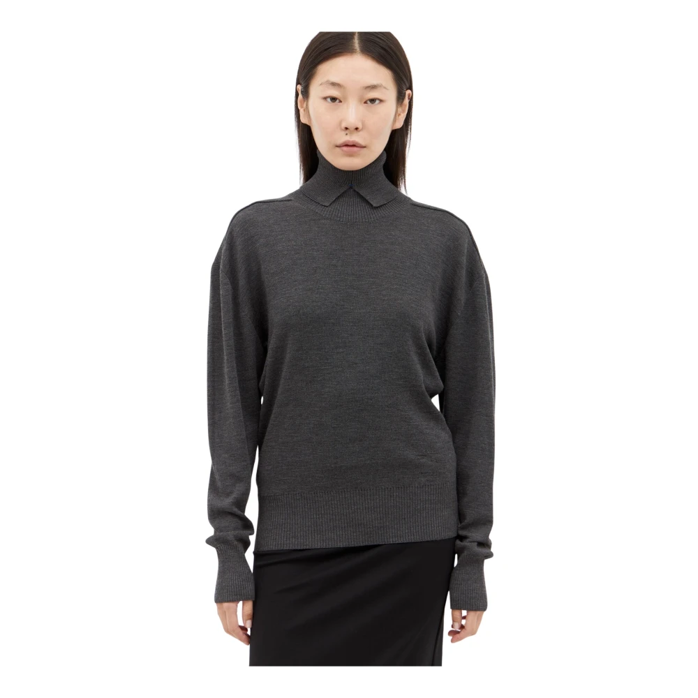 Burberry Damen Grau Strickwaren, Sgröße: