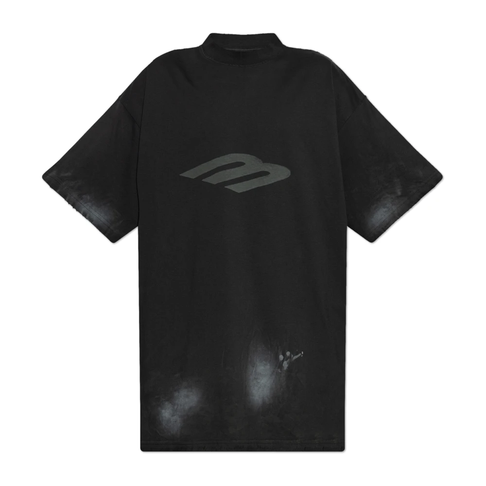 Balenciaga Logo T-Shirt Black, Herr