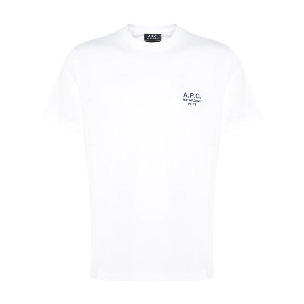 A.p.c. Nieuw Raymond Wit Katoenen T-Shirt White Heren